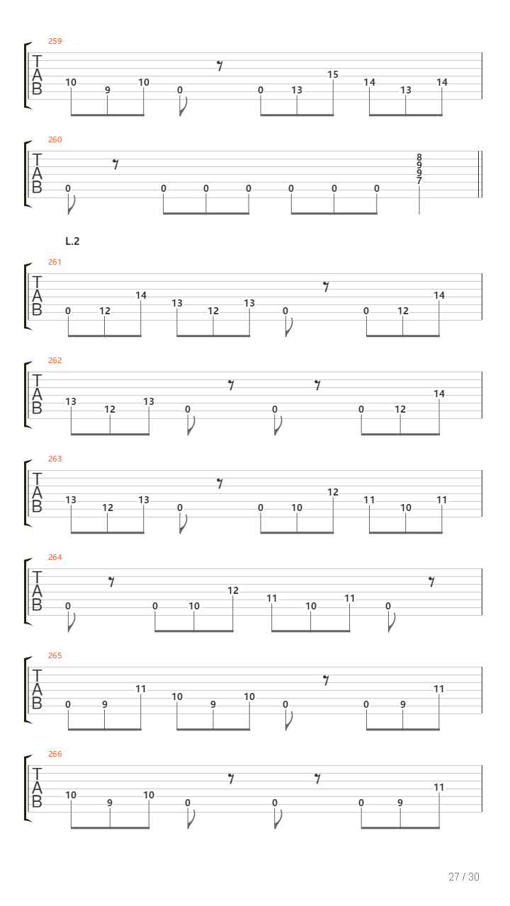 Terminus吉他谱