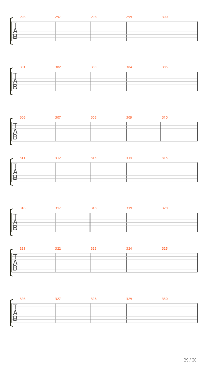 Terminus吉他谱