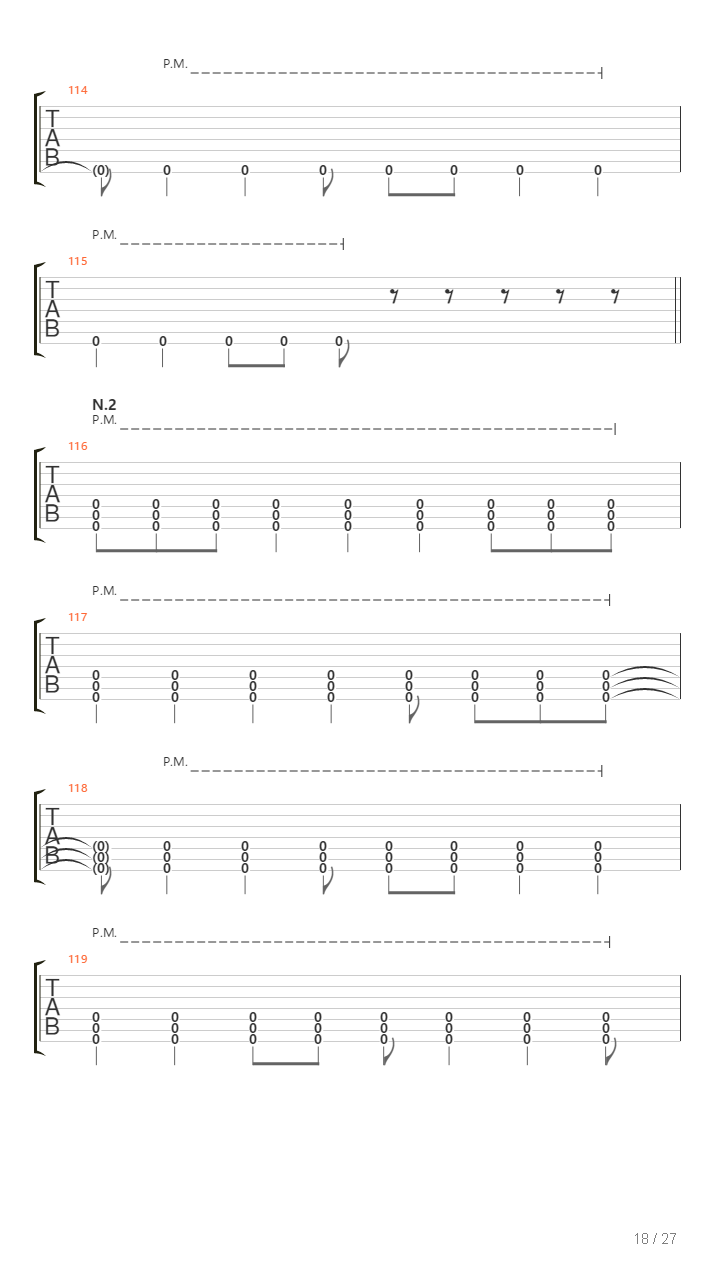 The Final Warning吉他谱