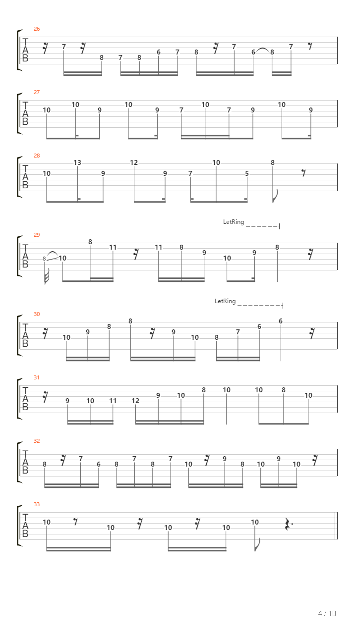 Tu Presa吉他谱