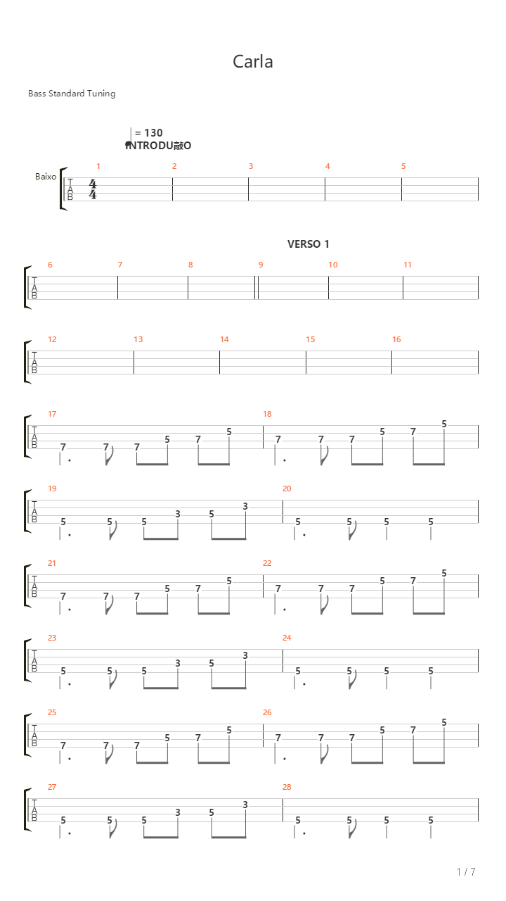 Carla吉他谱