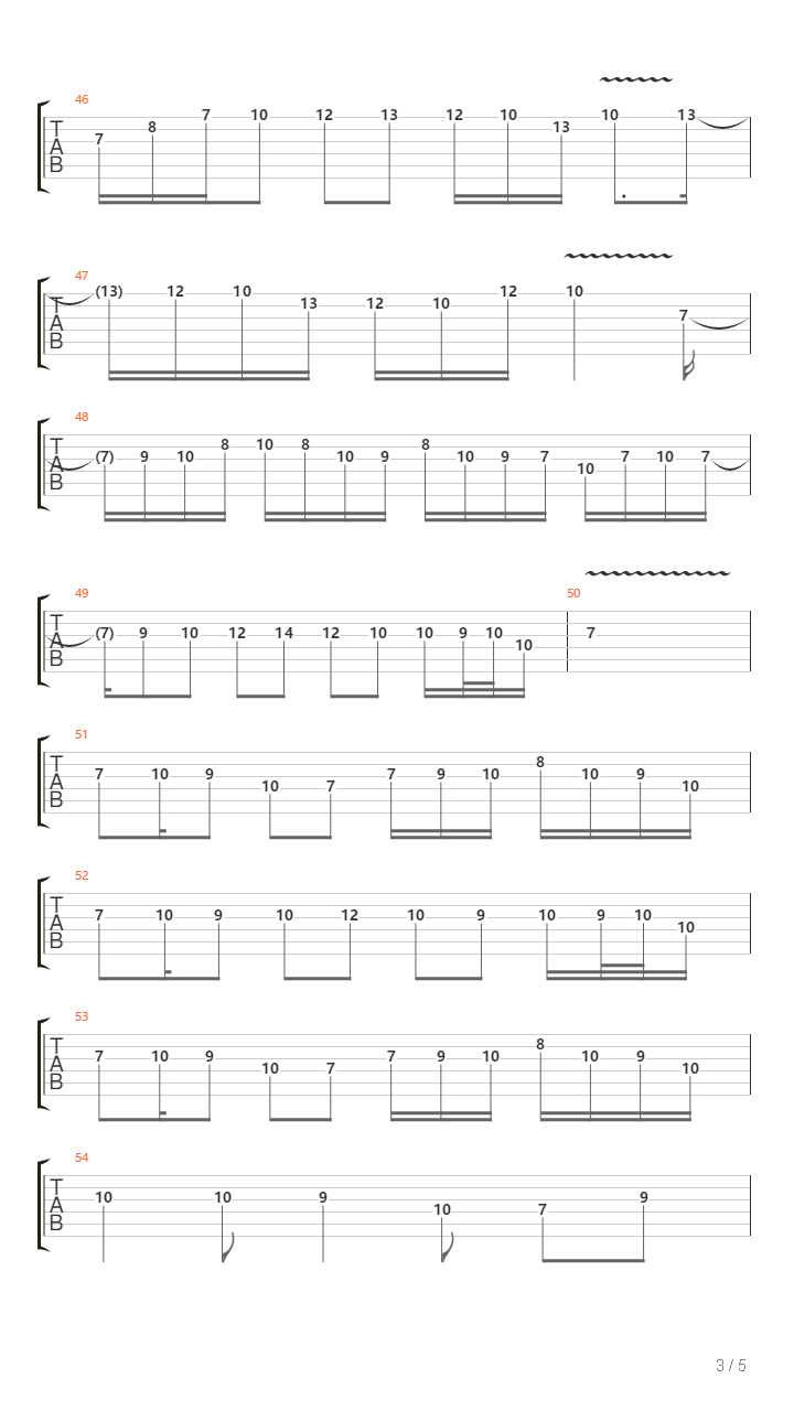 Reaching The Skies吉他谱