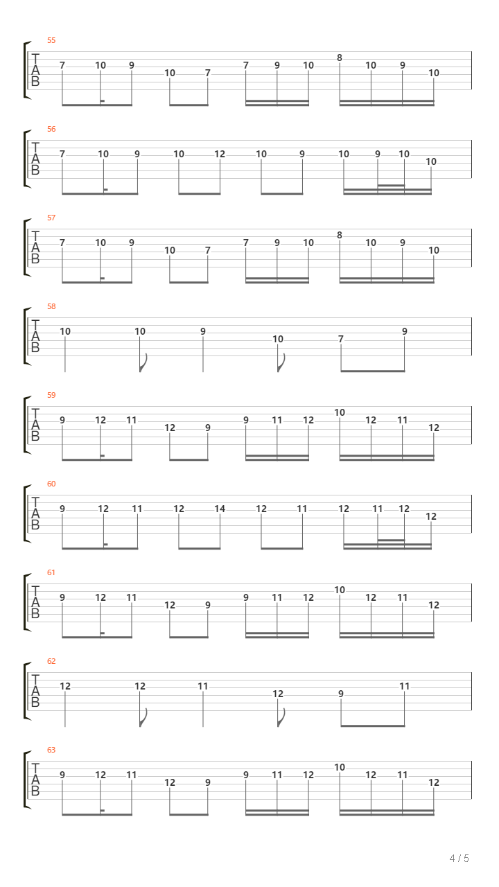 Reaching The Skies吉他谱