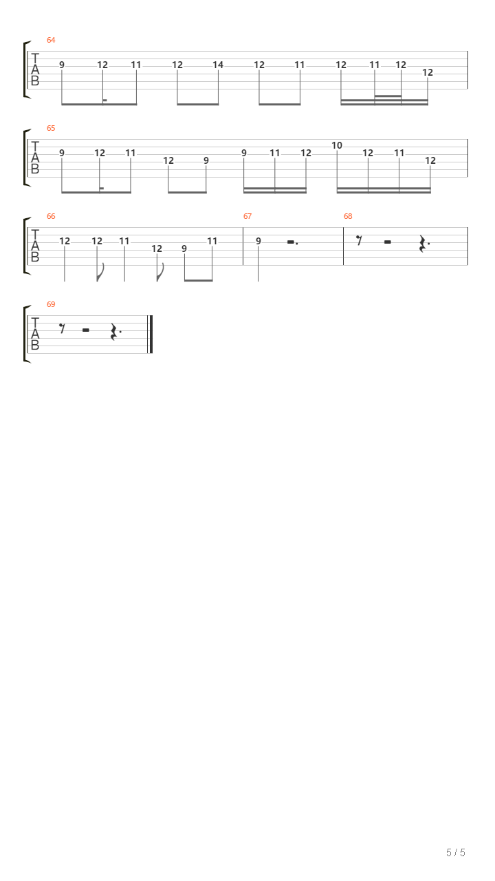 Reaching The Skies吉他谱