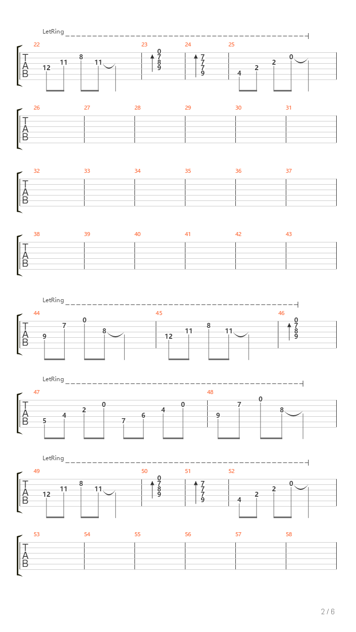 Turn吉他谱