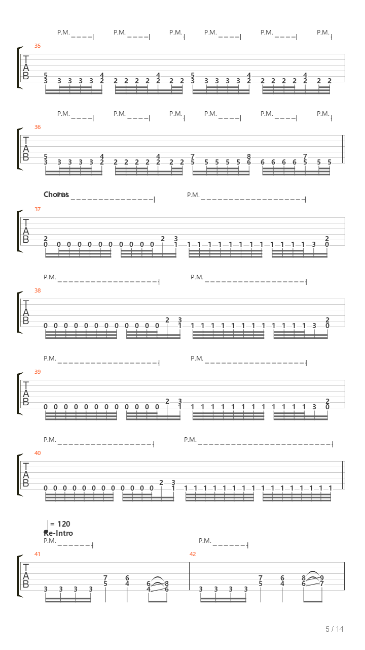 Provoked Accurser吉他谱