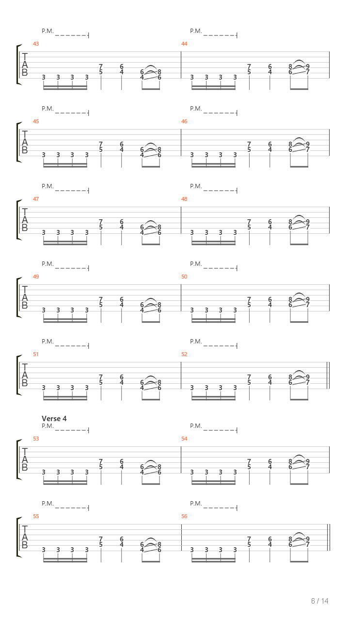 Provoked Accurser吉他谱