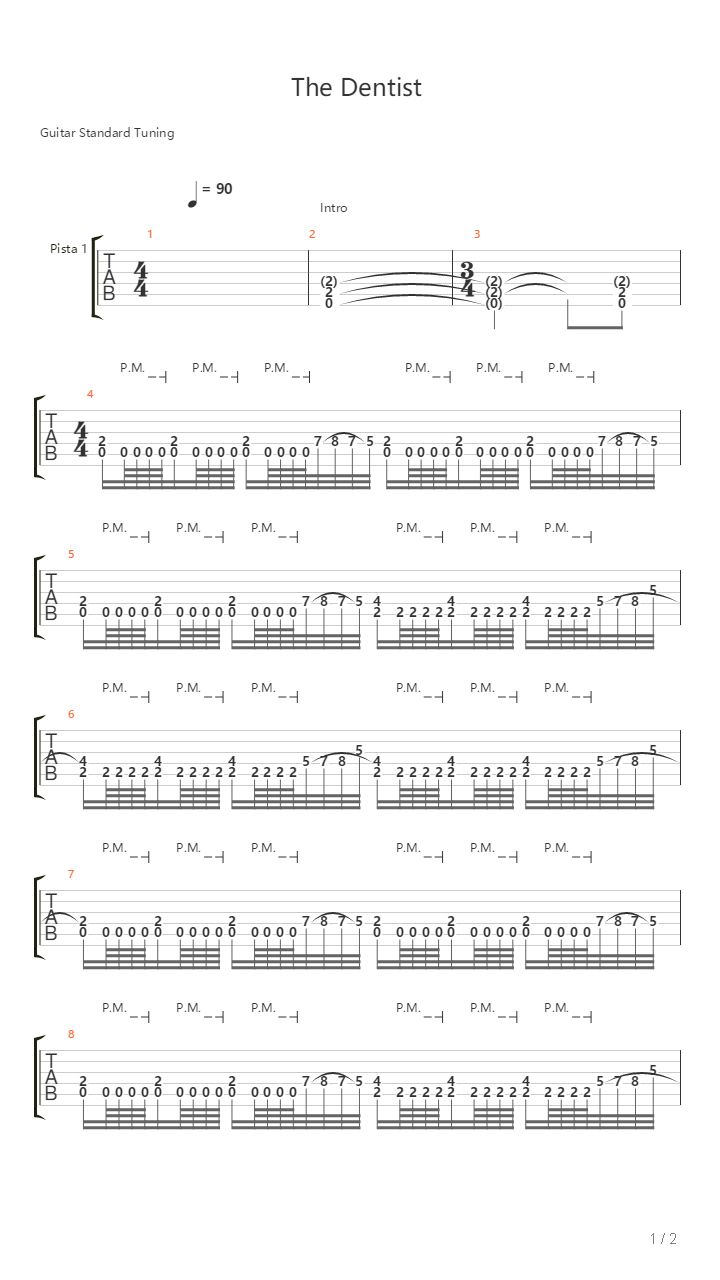 The Dentist吉他谱