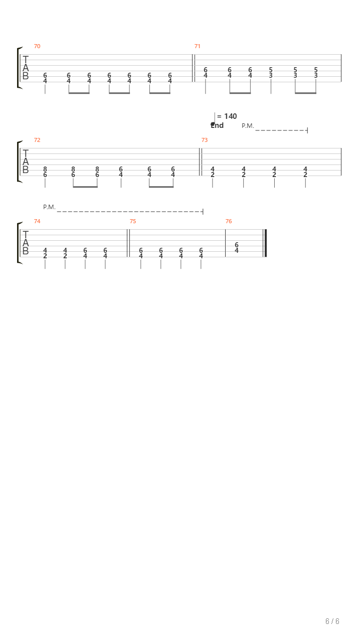 The Black Hole吉他谱