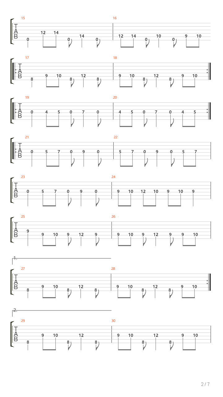 Icarus吉他谱