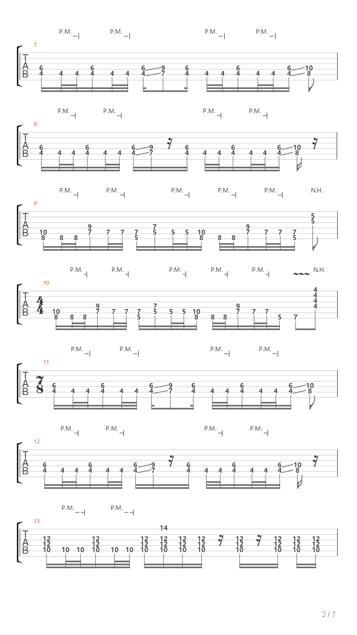 Bats In The Attic吉他谱