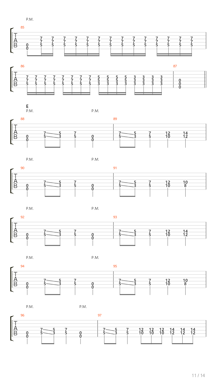 Towards The Untamed Winds吉他谱