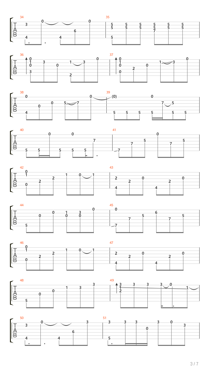 Burn吉他谱