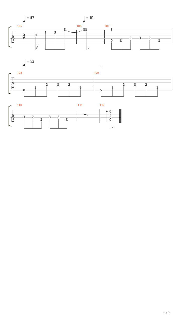 Burn吉他谱