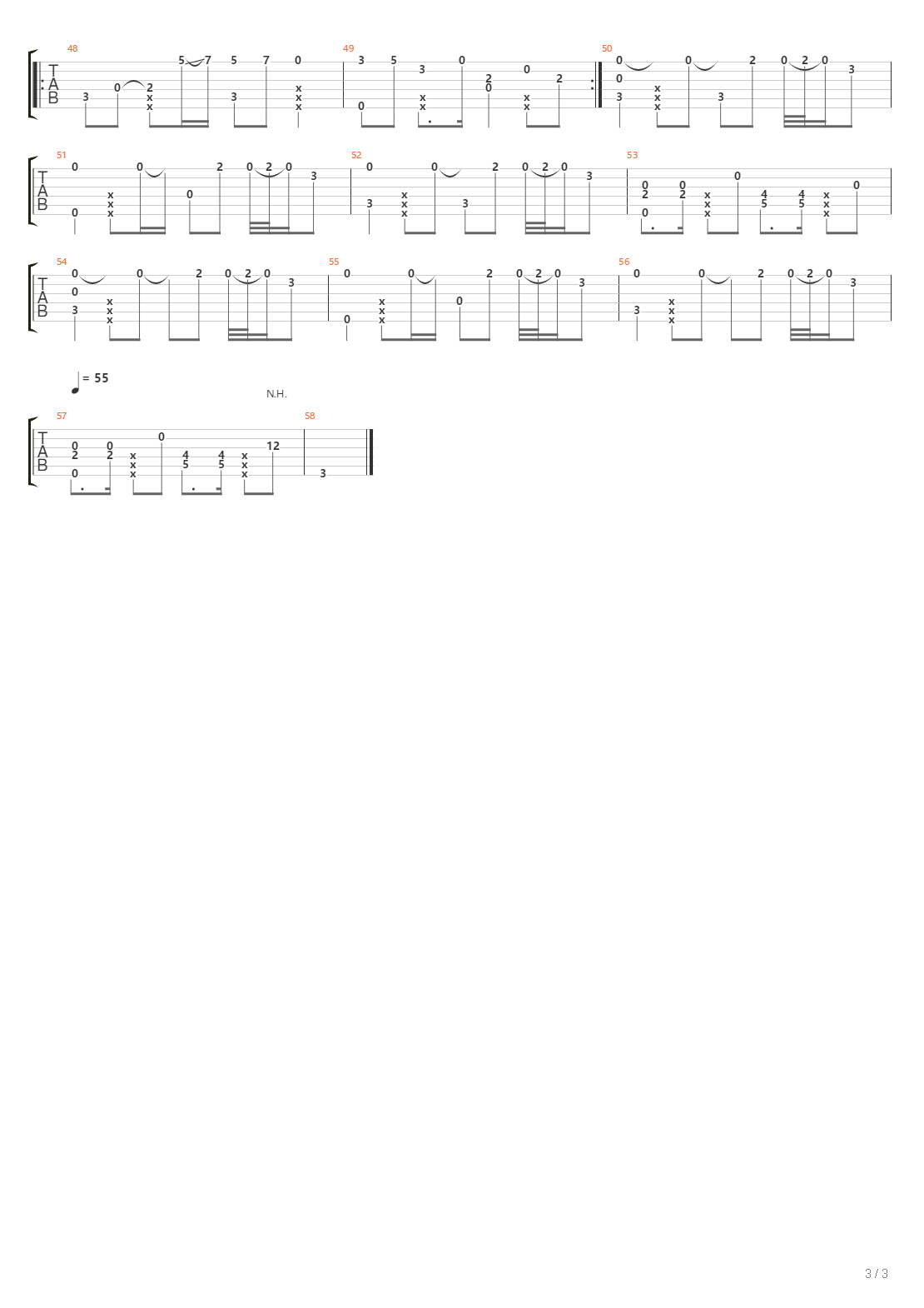 Setting Fires吉他谱