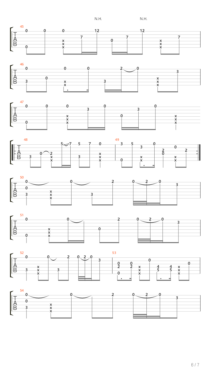 Setting Fires吉他谱