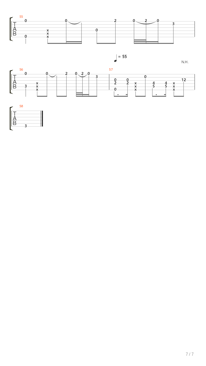 Setting Fires吉他谱