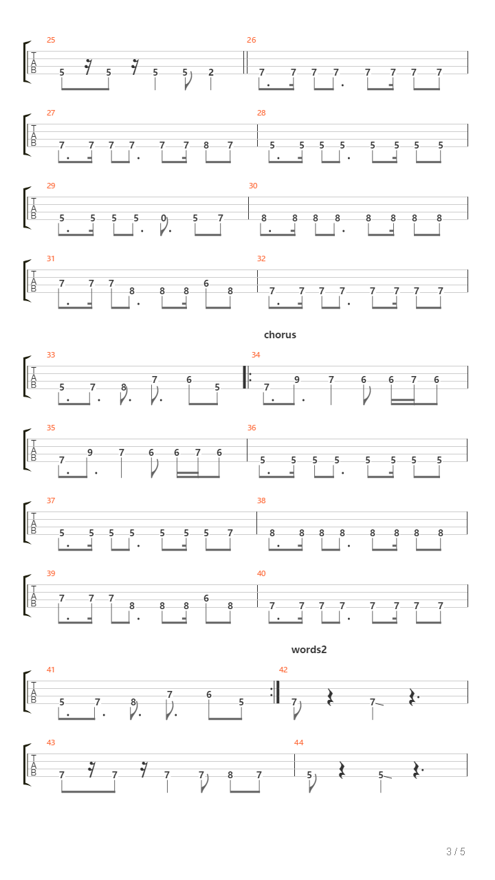 Devran吉他谱