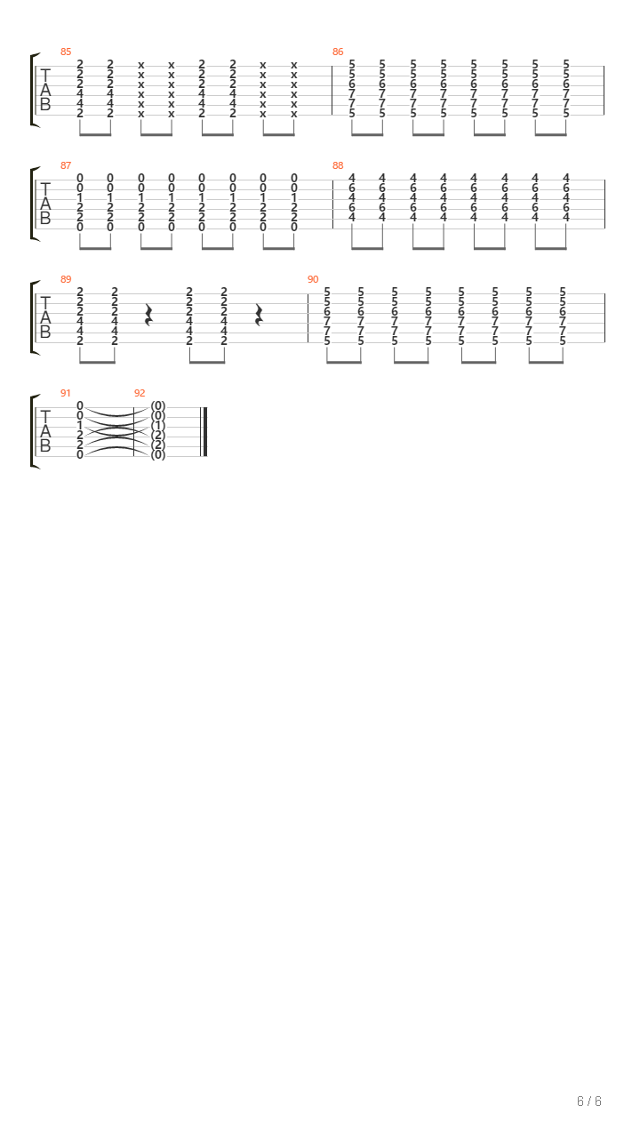 Labs吉他谱