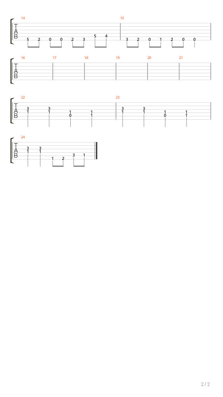 Old Born吉他谱