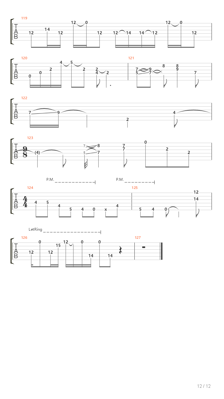 Later吉他谱