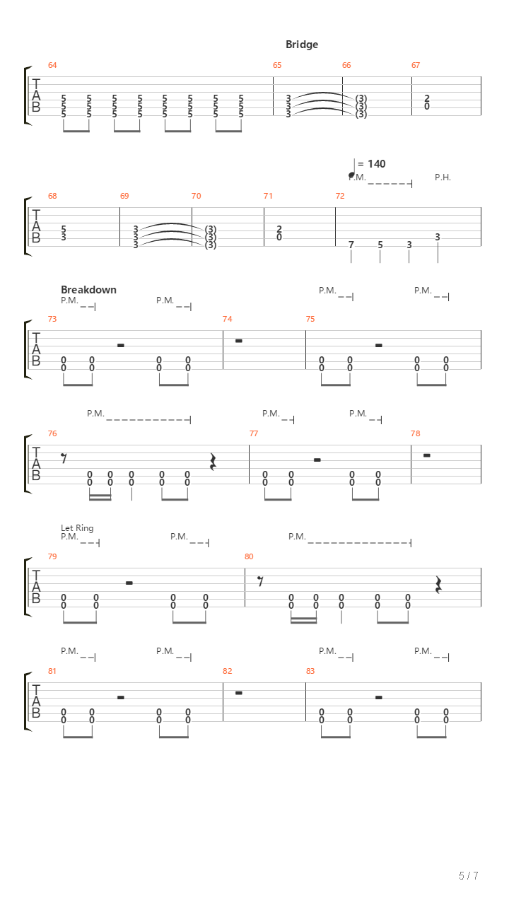 The Walls Between Us吉他谱