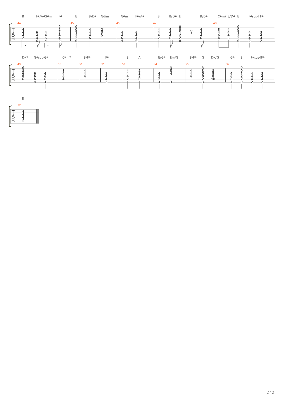 Complete吉他谱