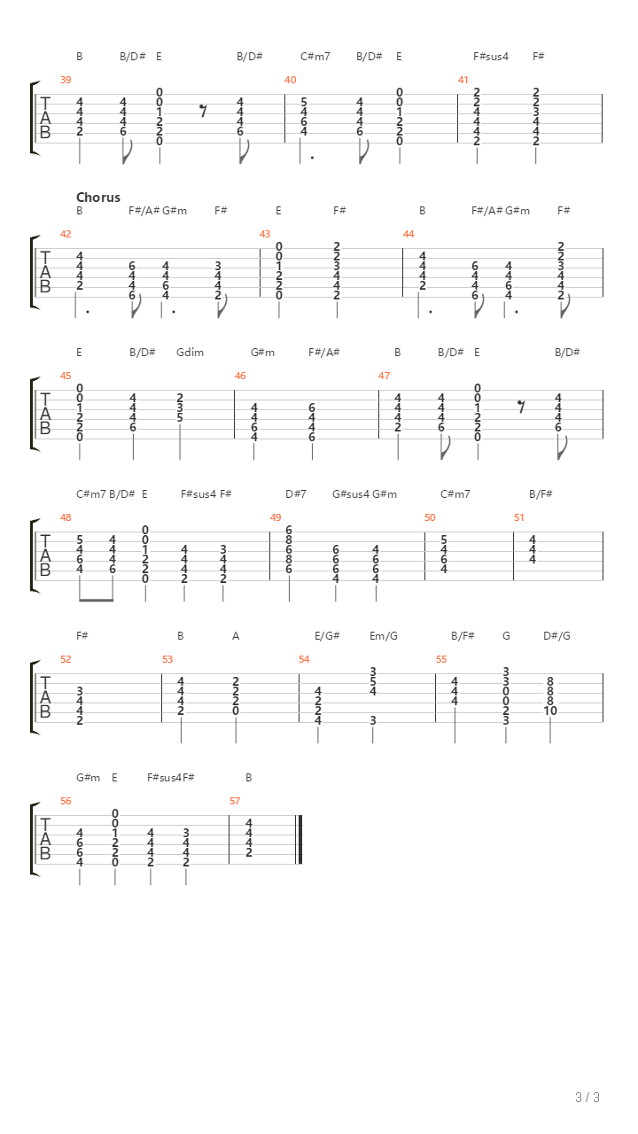 Complete吉他谱