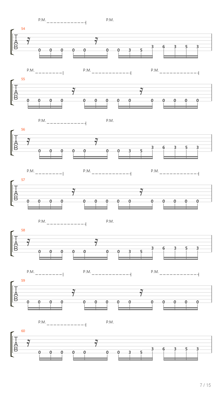 The Pulse Of The Dead吉他谱