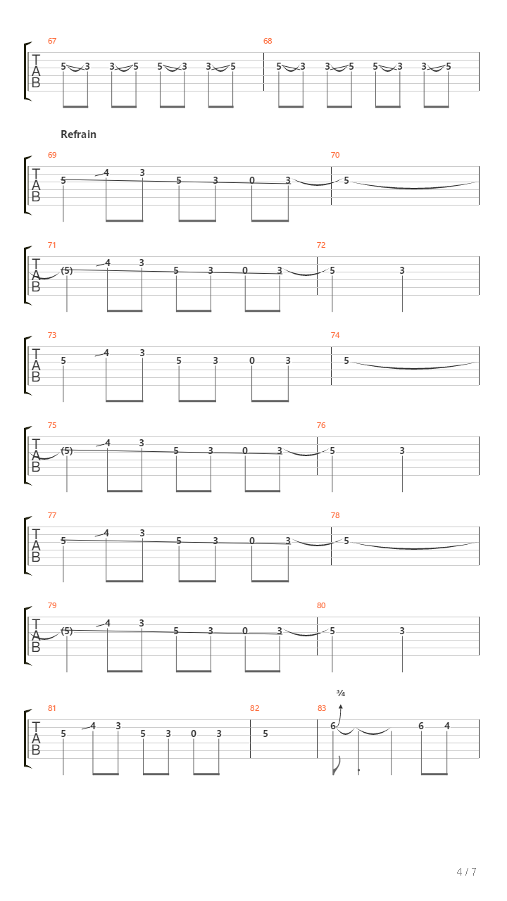 Nach Hause吉他谱