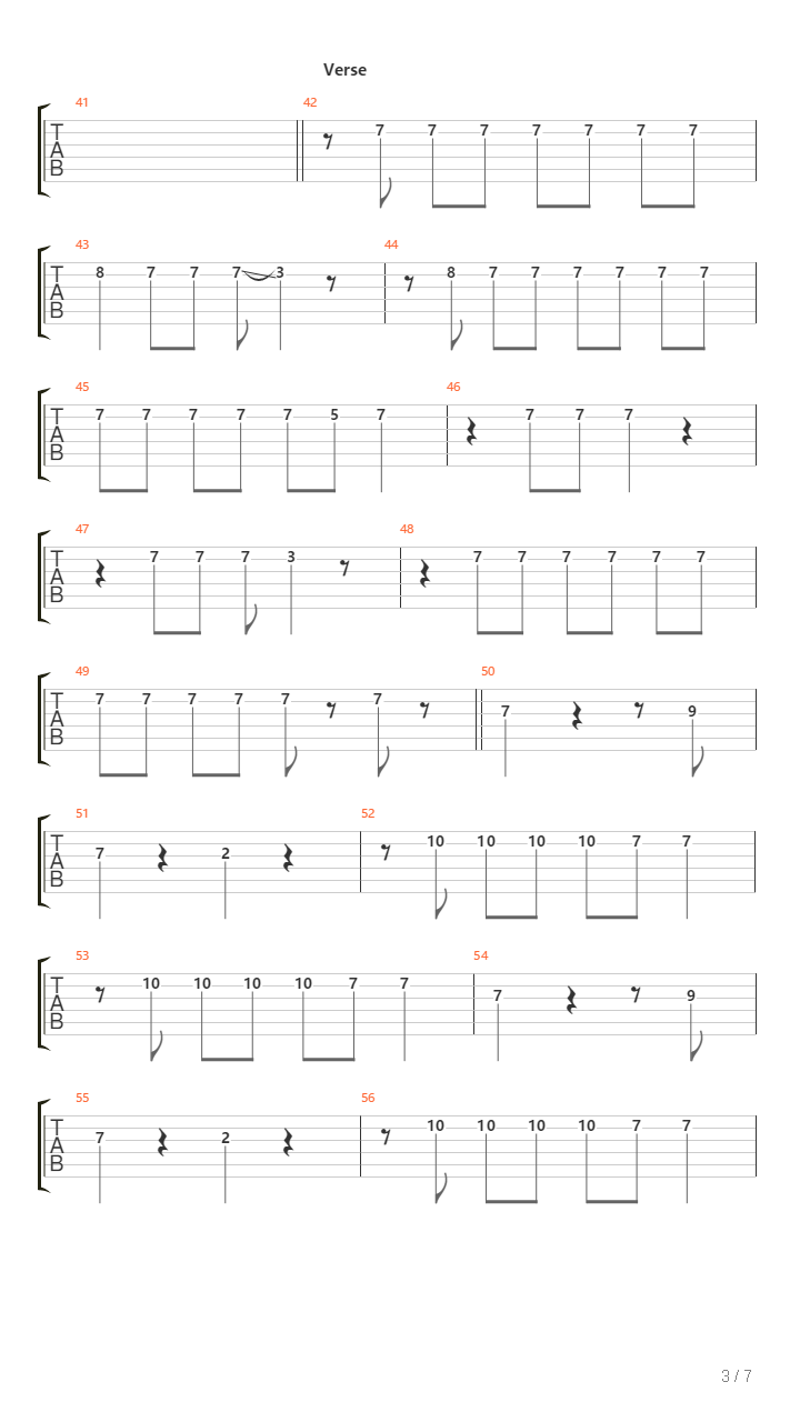 Reservoir吉他谱