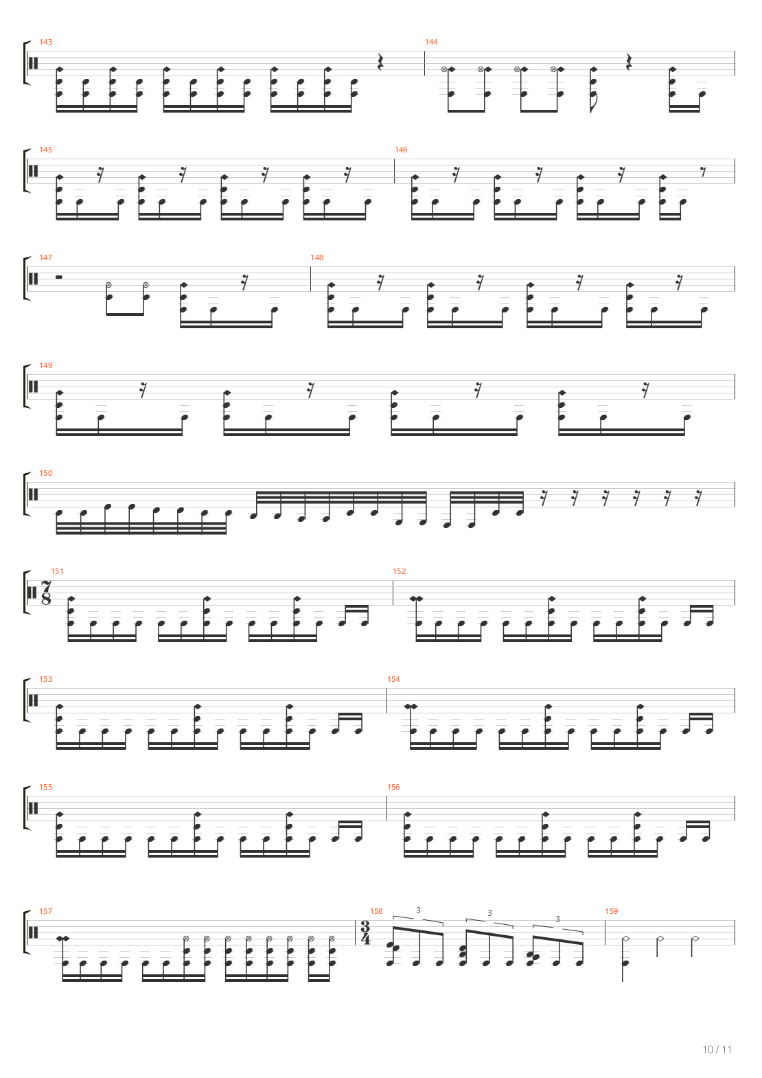 Brick Wall Vs Black Hole吉他谱