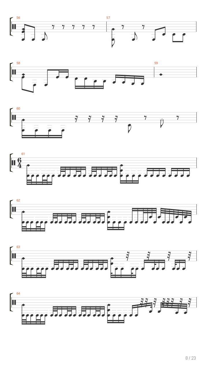 Brick Wall Vs Black Hole吉他谱