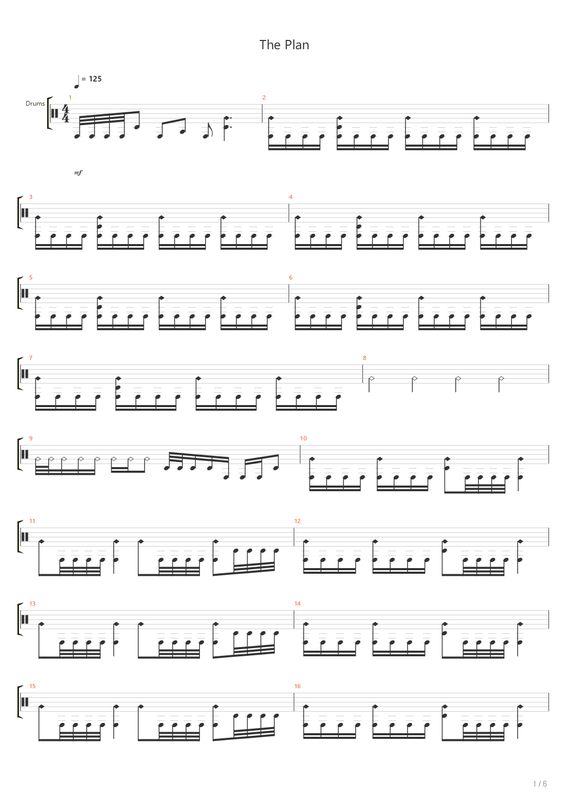 The Plan吉他谱