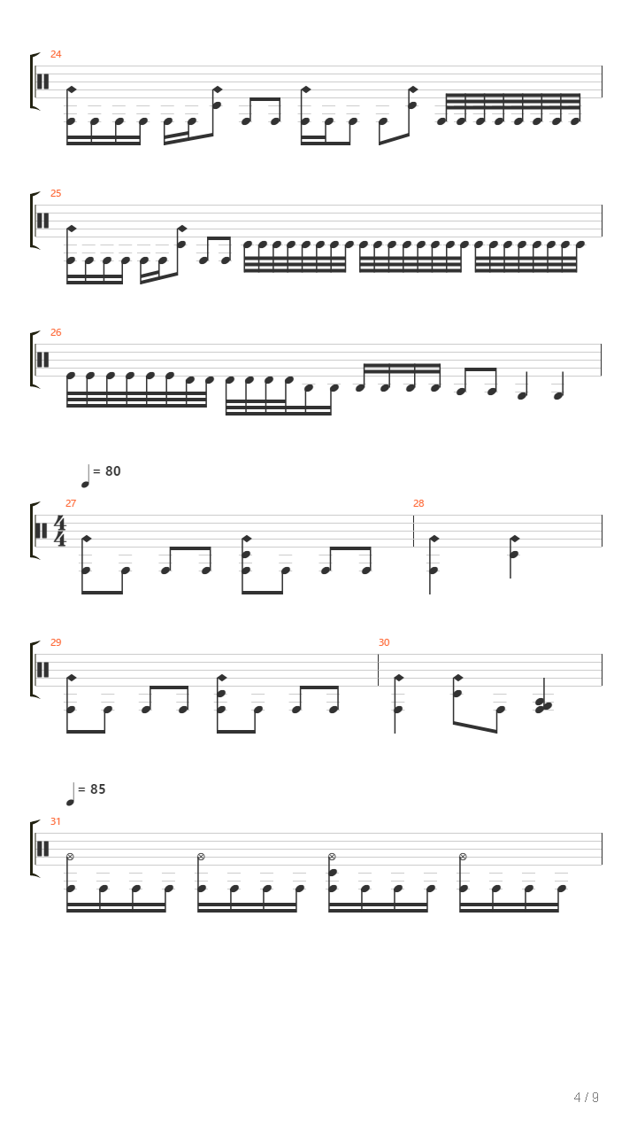 The Proposition吉他谱