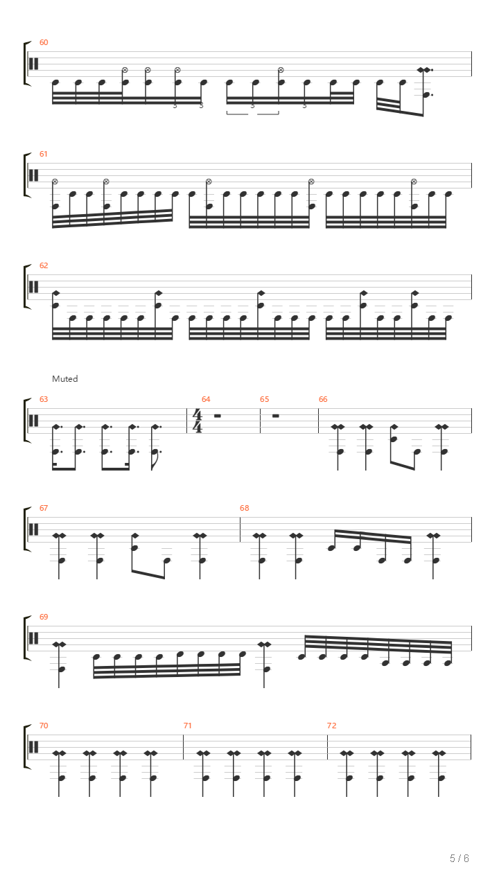 The Rise吉他谱