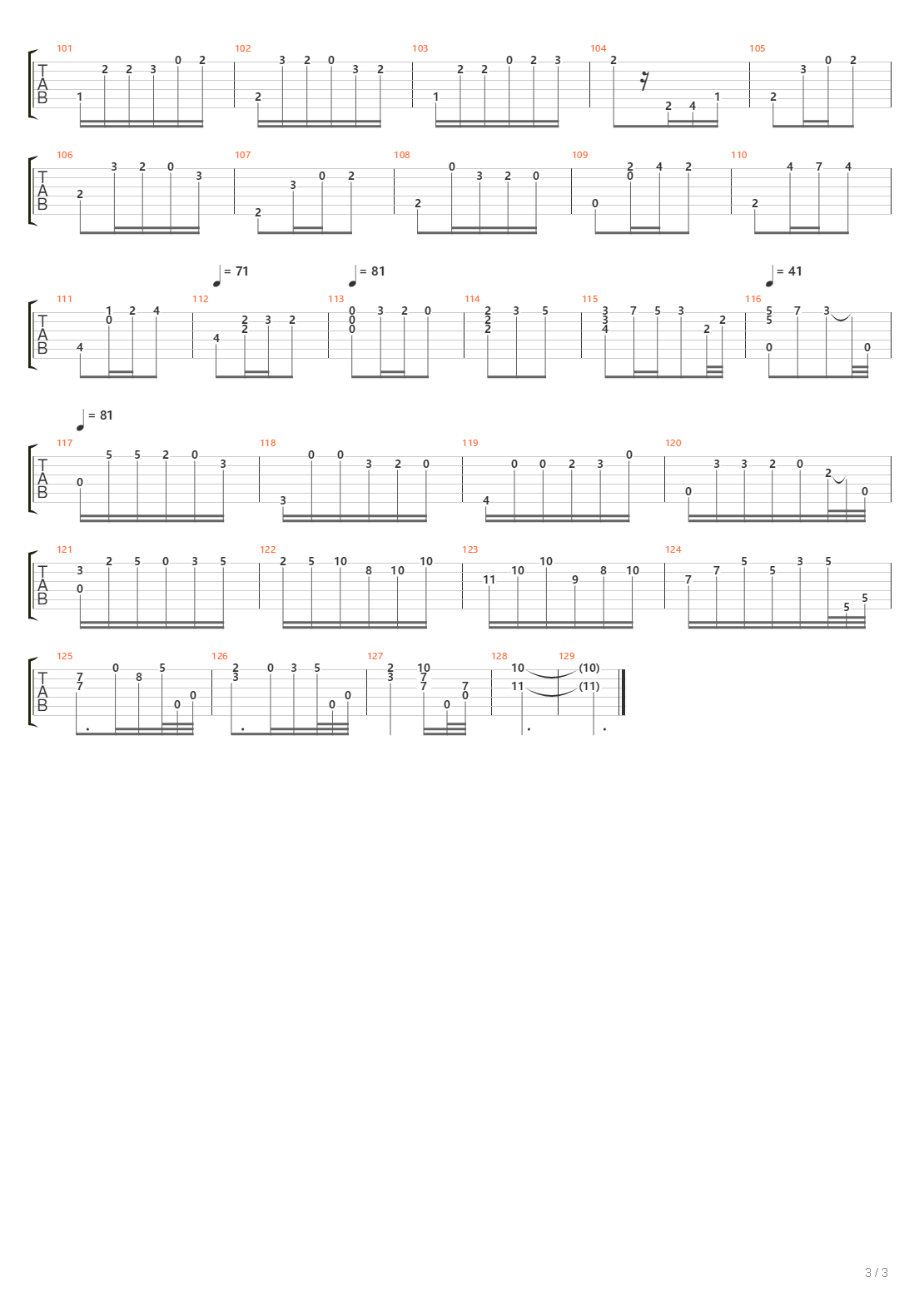 Suite D 2 Courante吉他谱