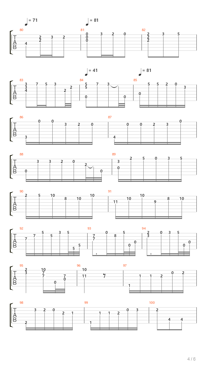 Suite D 2 Courante吉他谱