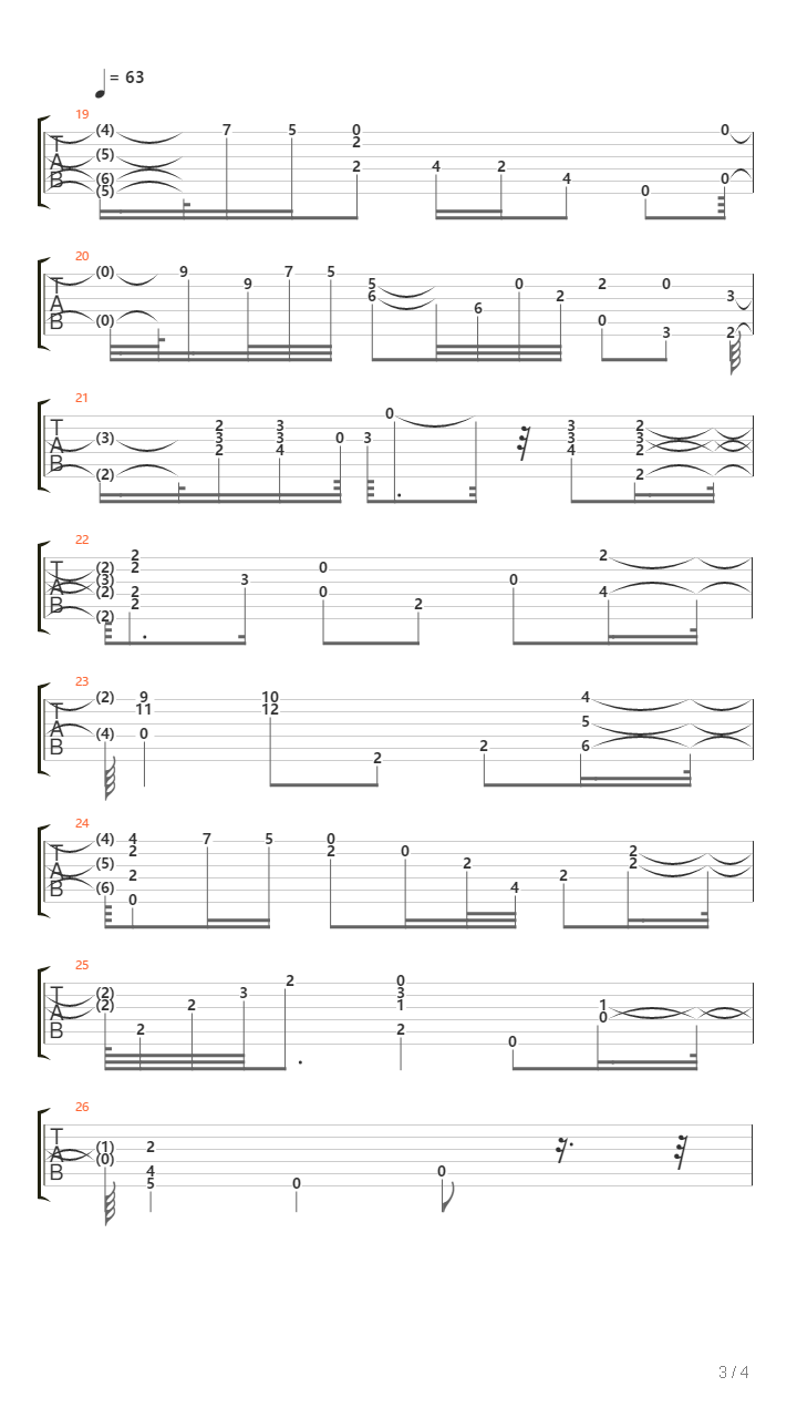 Tres Canciones Mexicanas2吉他谱