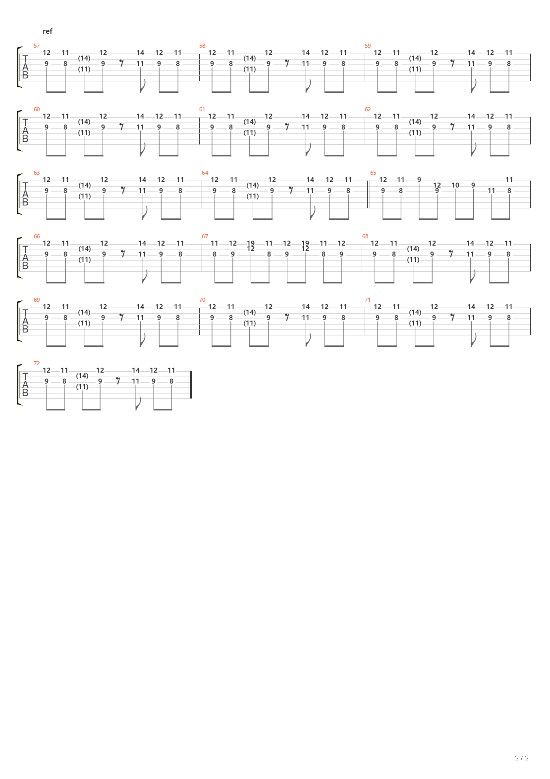 Ti吉他谱