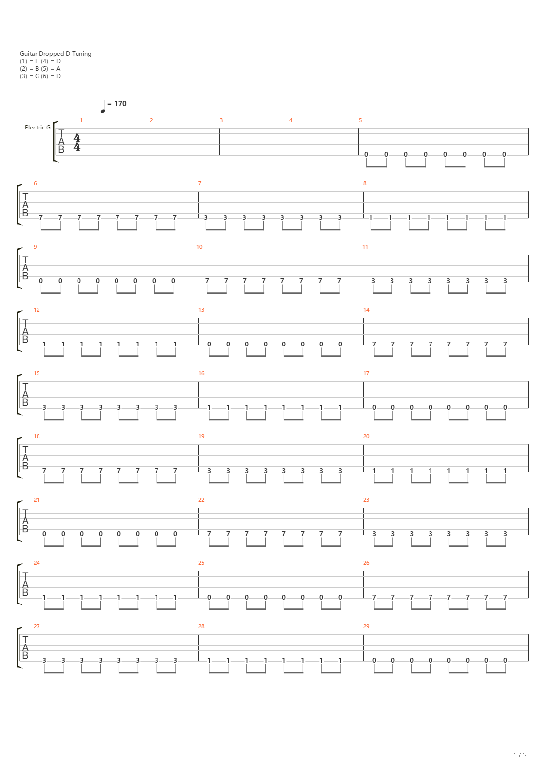 Song For Puerto Rico吉他谱