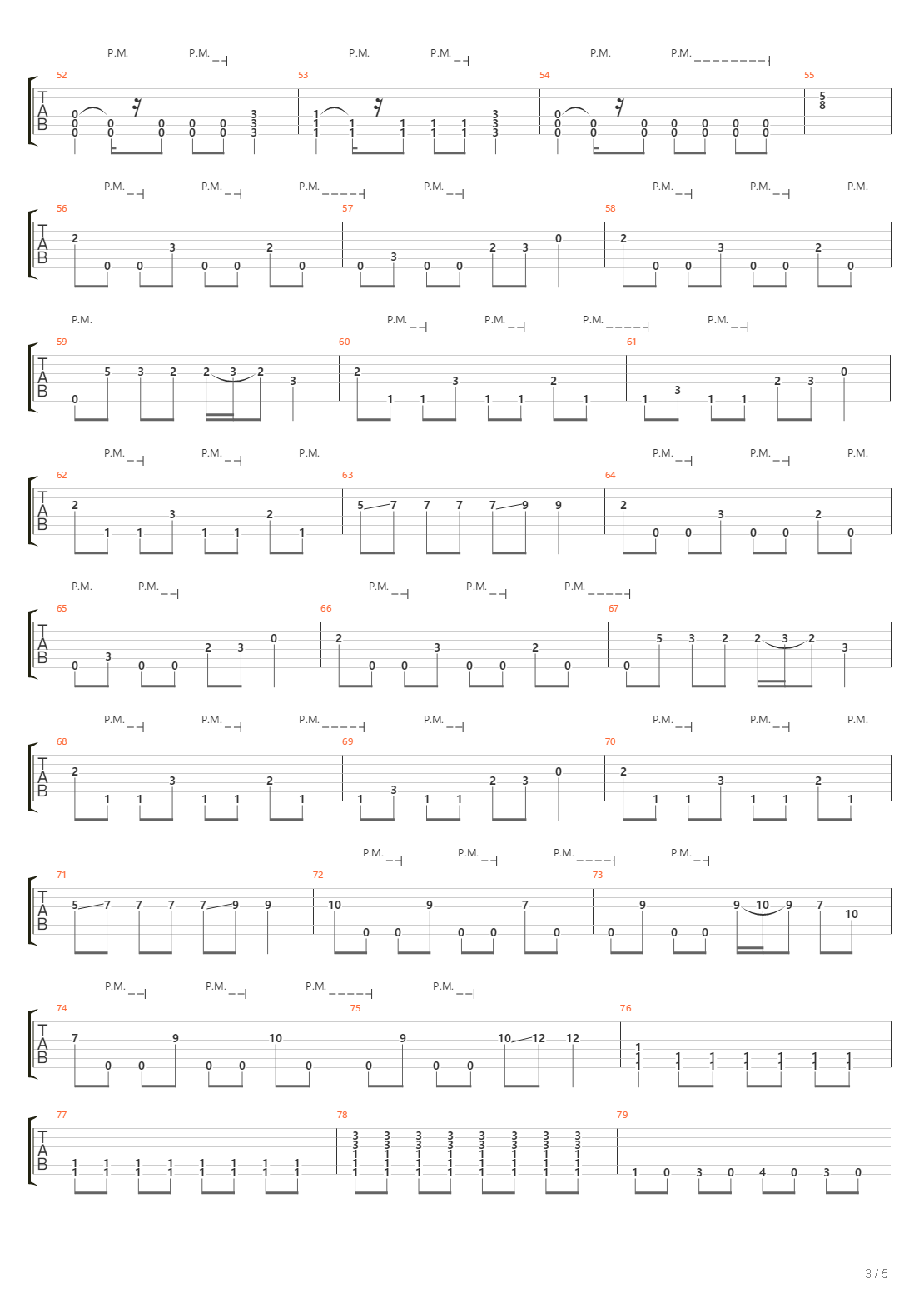 Buried吉他谱