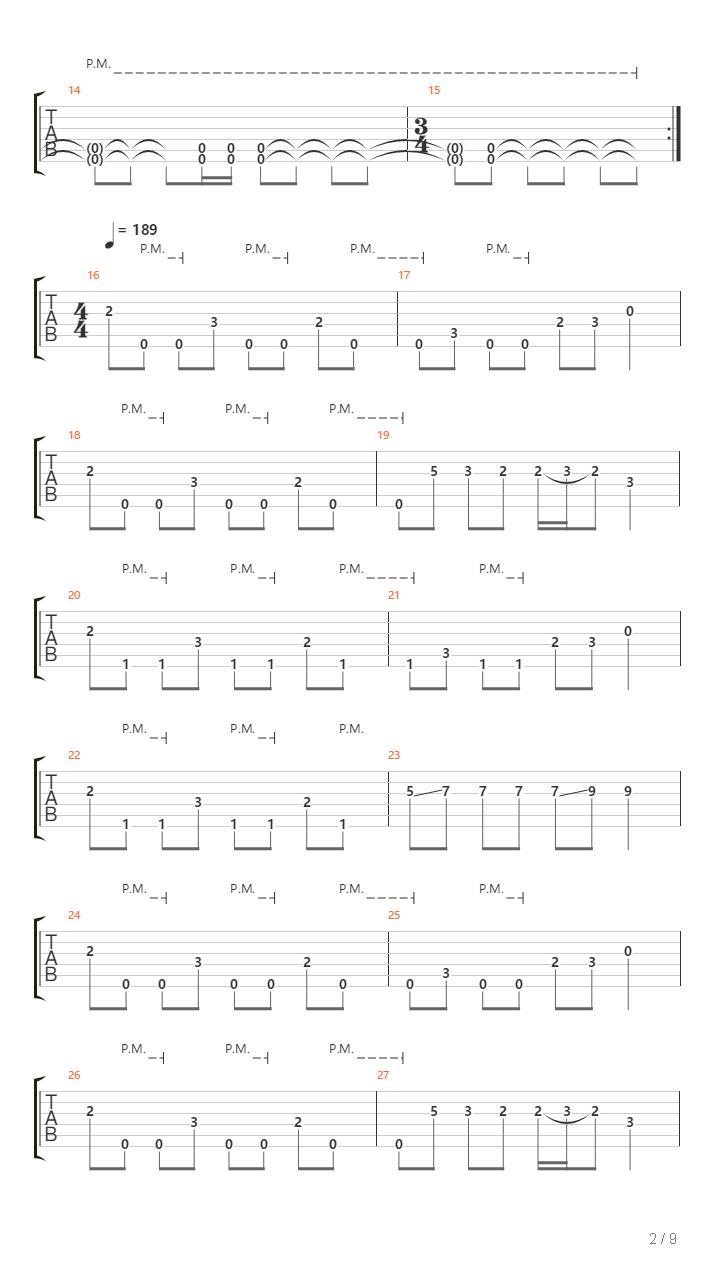 Buried吉他谱