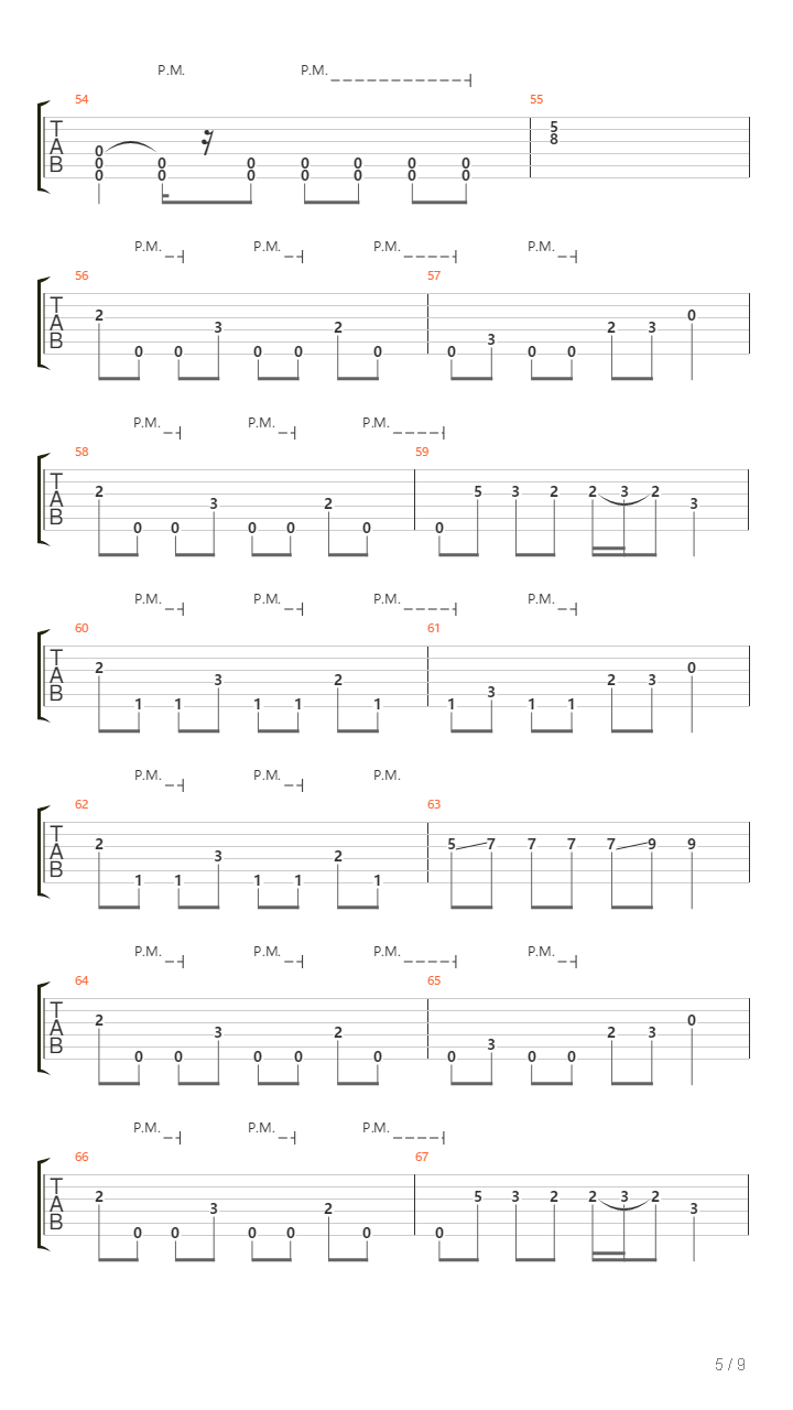 Buried吉他谱