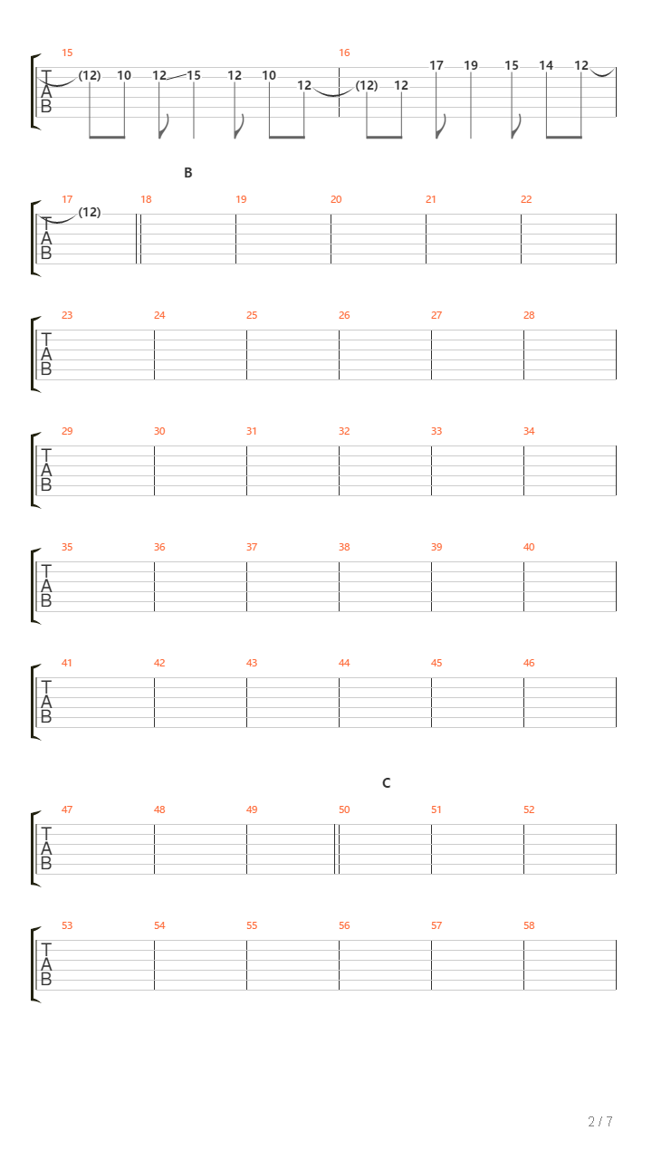 Land Of The Rising Sun吉他谱