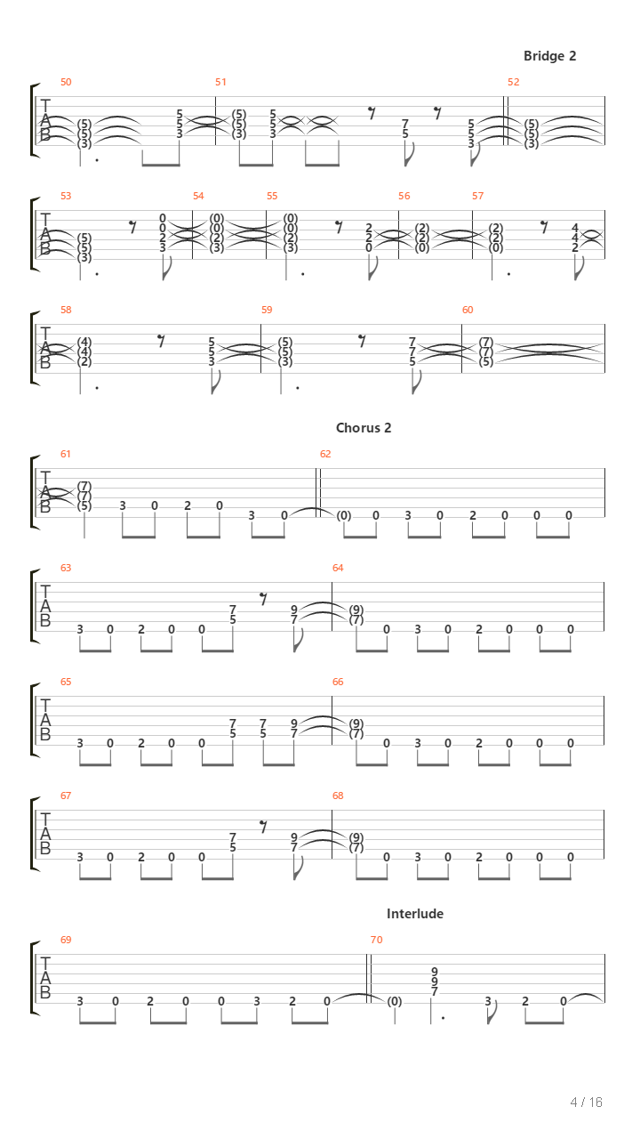 Road Racin吉他谱