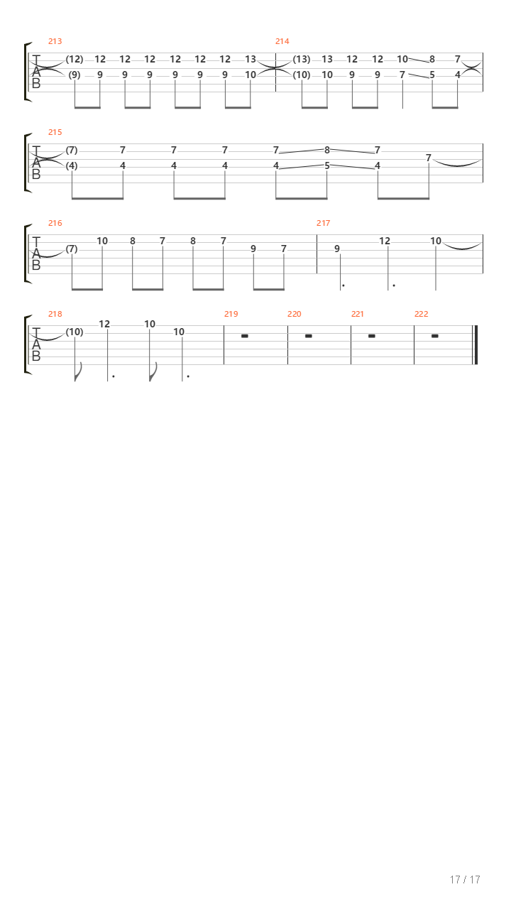 Determination Symphony吉他谱