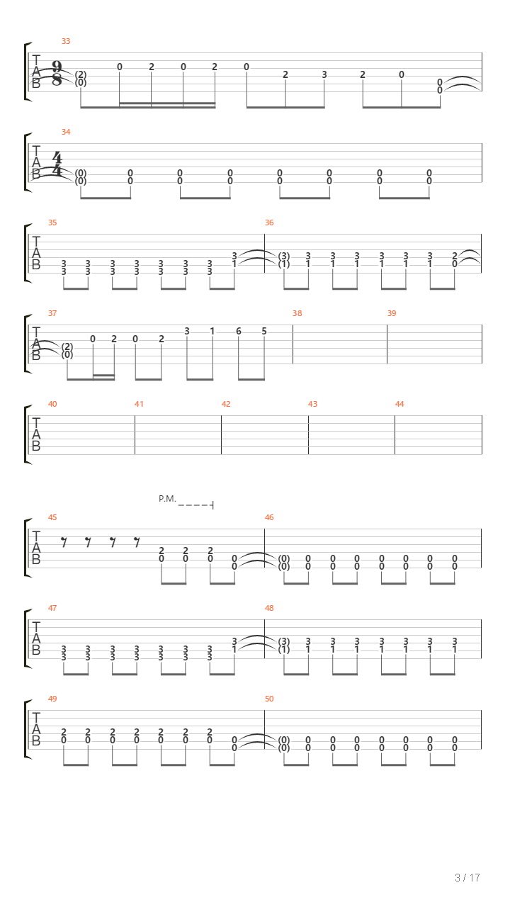 R吉他谱