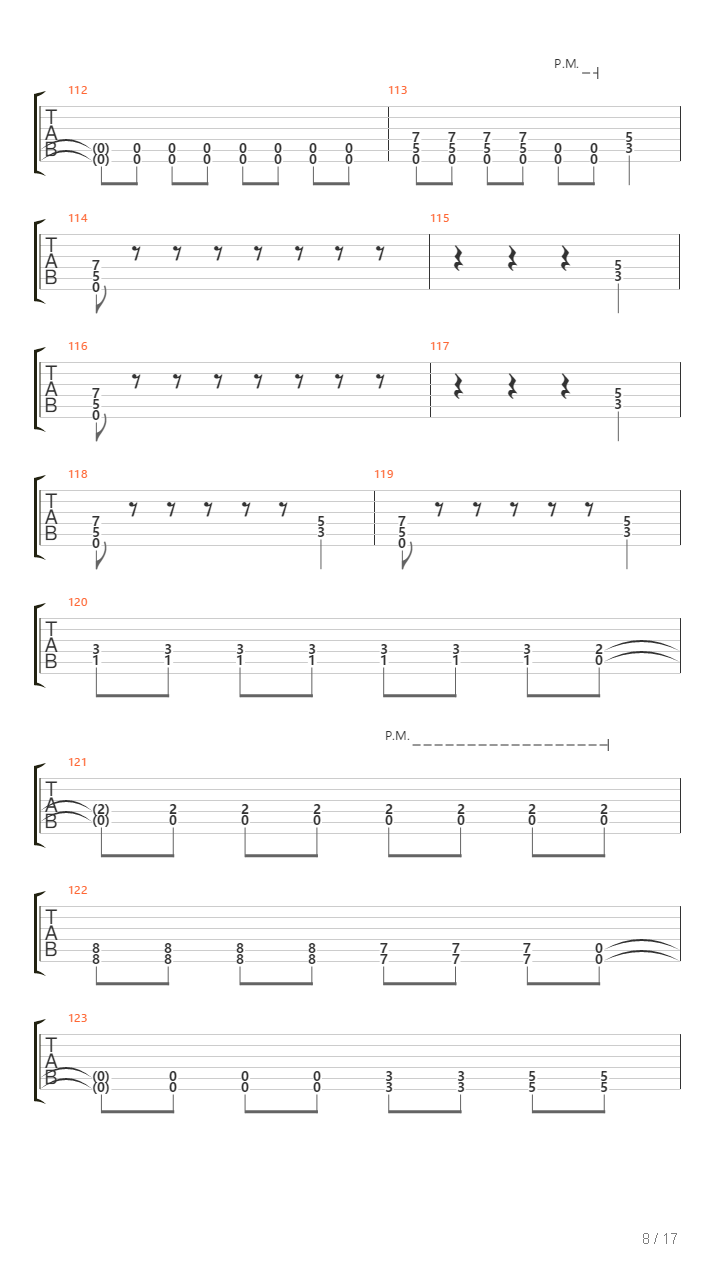 R吉他谱