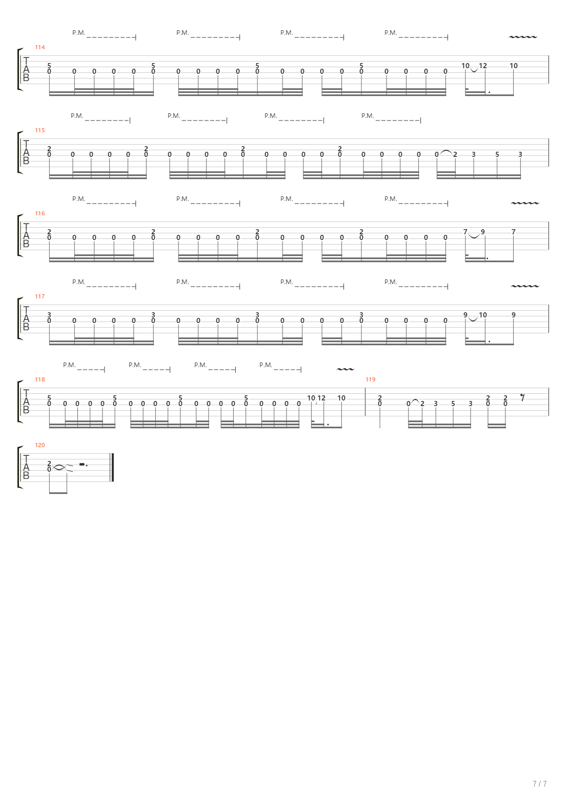 Sign Of The Cross吉他谱